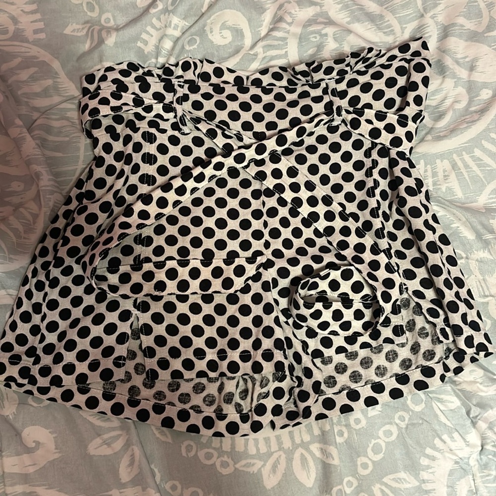 Black & White Polka Dot Shorts